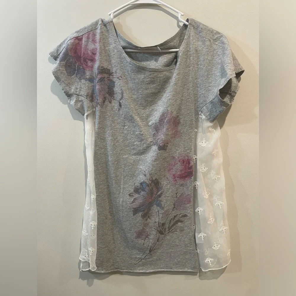 4 Love and Liberty by Johnny Was Blur Flower Tee - Picture 2 of 4